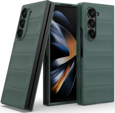 Produktbild von Handyhülle für Samsung Galaxy Z Fold 6 Hartes PC Matt Stossfest Anti-rutsch Hülle Grün