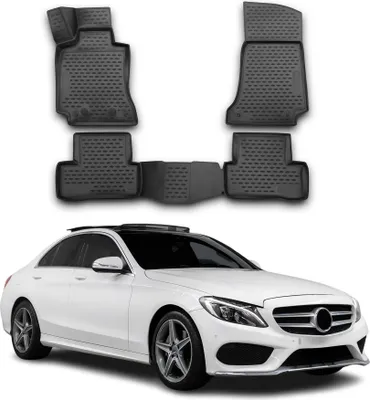 Immagine prodotto di 2014-2021 Mercedes Classe C W205 Tappetini TPE Nero 4 pezzi