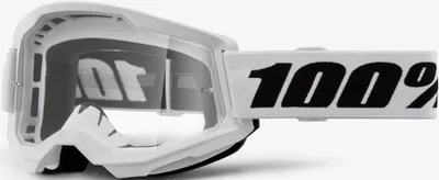 Immagine prodotto di 100% Occhiali da motocross Strata 2 Essential, bianco/nero