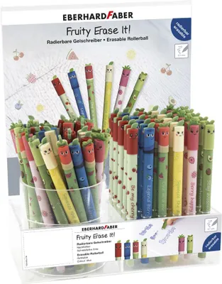 Produktbild von EBERHARD FABER Gelschreiber Fruity Erase it! 72er Display