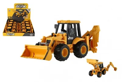 Produktbild von Auto stavební nakladač plast 8x17cm na setrvačník