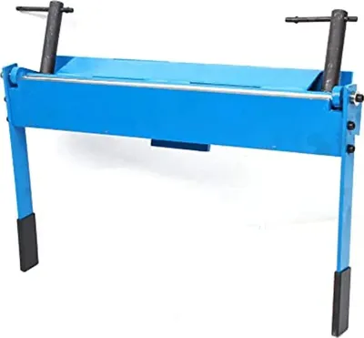 Produktbild von Abkantbank 630 mm, Manuelle Blechbiegemaschine, 1,2–1,5 mm Biegekapazität, 90° Biegewinkel, türkis