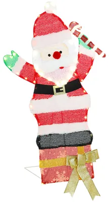Produktbild von Outsunny 97er LED Weihnachtsdeko, Weihnachten Weihnachtsmann Mehrfarbig