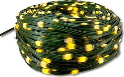 Produktbild von Lichterkette 500 LED Kabel 50m dunkel-grün Netz-Stecker Innen Außen Wasserdicht Timer Weihnachtsbaum Weihnachtsbeleuchtung