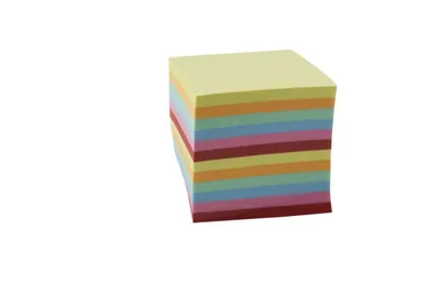 Produktbild von Notizwürfel / Notizklotz 90 X 90 X 90 / ca. 660 farbige Notizblätter