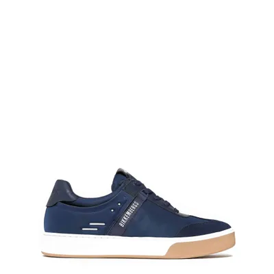 Image de Bikkembergs - Chaussures - Baskets - BALDUIN-B4BKM0037-410 - Homme - Bleu marine - Pointure EU 43