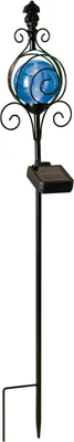 Produktbild von Northpoint LED Solar Gartenstäbe Außenbereich barock blau