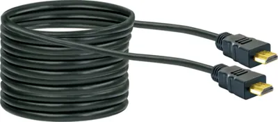 Obrázok produktu pre Schwaiger HDM150 013, 15 m, Typ HDMI (štandard), Typ HDMI (štandard), 3D kompatibilita, 10,2 Gbit/s, Čierna, Zlato
