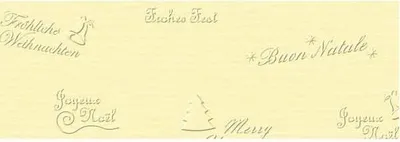 Produktbild von Prägekarton Elegance 220g/qm 23x32cm VE=5 Blatt Weihnachtsgrüße chamois