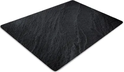 Produktbild von Stuhlunterlage Bürostuhlunterlage 120 cm x 90 cm Bodenmatte Bürostuhlunterlage - Schwarzer Sand