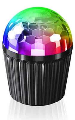 Produktbild von Kristall-Zauberkugel-Lampe fuer Zuhause, KTV, Buehnenlicht, Disco, LEDs, Lichtprojektionslichter, Atmosphaerenlicht, Soundaktivierung, USB-Plug-and-Play