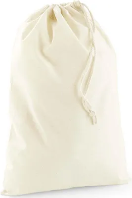 Produktbild von Westford Mill W915 | Recycled Baumwolle Stuff Bag - Farbe: Natural - Größe: M