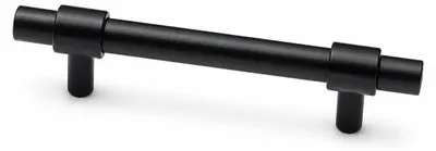 Produktbild von Möbelgriff Küchengriffe Schrankgriff Bügelgriff Schubladengriffe 624 Schwarz 128 mm