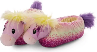 Produktbild von NICI Pony Stars Hausschuhe Candydust, figürlich, Gr. 38-41 L, Haus Schuhe, Pantoffeln, Plüsch, 47852