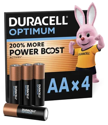 Produktbild von Duracell 5000394137486, Einwegbatterie, AA, 4 Stück(e), Mehrfarbig, 150 mm, 10 mm