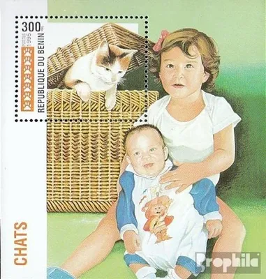Produktbild von Briefmarken Benin 1995 Mi Block11 (kompl.Ausg.) postfrisch Katzen