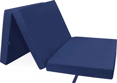 Image de Herlag Matelas pliant Senior bleu 195x85 cm Matelas pliant Matelas de camping