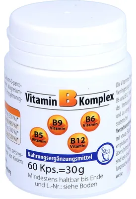 Produktbild von Vitamin B Komplex Kapseln, 60 St. Kapseln