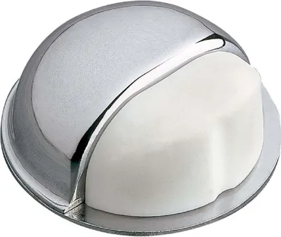 Produktbild von Selbstklebender Bodentürstopper diverse Ausführungen Türpuffer Türstopper aus Metall Türschutz Chrom