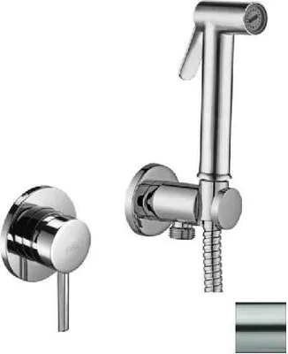 Produktbild von Paffoni Bidet Kit - Bidetarmatur, Unterputz, mit Brause und Einbaukörper, Edelstahl KITDUP110ST