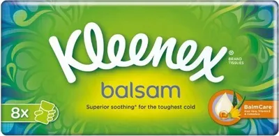 Produktbild von Kleenex, Balsam, Taschentuch, 8 Stück
