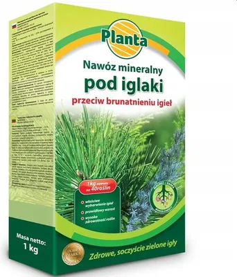 Immagine prodotto di Concime contro l'imbrunimento delle conifere zolfo, solfato Planta granulato 1 kg