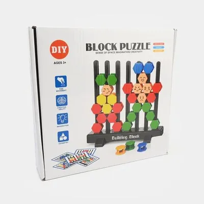 Produktbild von Dromader Lernpuzzle 3D Bausteine für Kinder ab 3 Jahre
