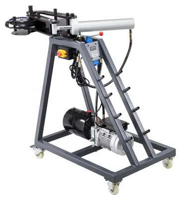 Zdjęcie produktu dla Giętarka do rur elektryczna 750W hydrauliczna 180° 3 matryce warsztat