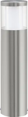 Produktbild von EGLO LED Außen-Wegelampe Basalgo 1, 1 flammige Außenleuchte, Wegeleuchte aus Edelstahl und Kunststoff, Farbe: Silber, weiß, H: 45 cm, IP44
