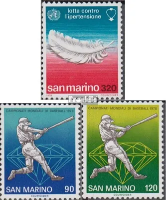 Produktbild von Briefmarken San Marino 1978 Mi 1153,1154-1155 (kompl.Ausg.) postfrisch Weltgesundheitstag