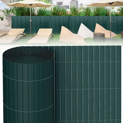 Immagine prodotto di Hengda PVC schermo privacy stuoia privacy recinzione balcone schermo privacy frangivento schermo privacy per recinzione balcone verde 160 x 700 cm