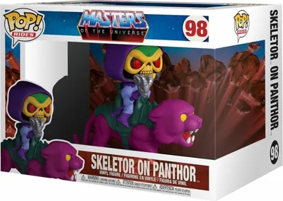 Immagine prodotto di Master of the Universe Funko POP! Cavalca PVC-Sammelfigur - Skeletor su Panthor