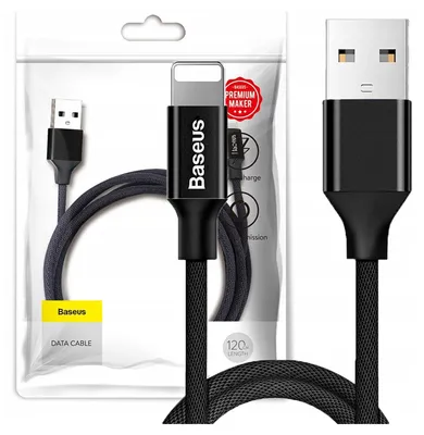 Immagine prodotto di Cavo Baseus Yiven Lightning 1,2M 2A - Czarny