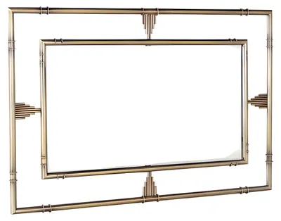 Produktbild von Goldener Wandspiegel aus Glas stilvoller Luxus Dekorationsstück