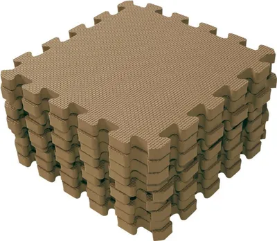 Produktbild von BabyDan Spielmatte Braun Schaumstoff 9 Teile Themenformen ab Geburt