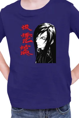 Immagine prodotto di Maglietta per bambini Naruto Orochimaru 01, 9-11 Jahr - 140 , Bleu foncé
