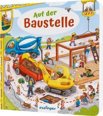 Image de Robustes Mini Wimmelbuch Baustelle mit fortlaufenden Geschichten für Kinder ab 2 Jahren