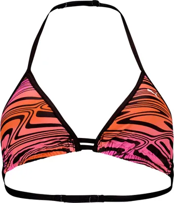 Produktbild von Puma Printed Triangle Bikinioberteil Orange L Frau Orange L