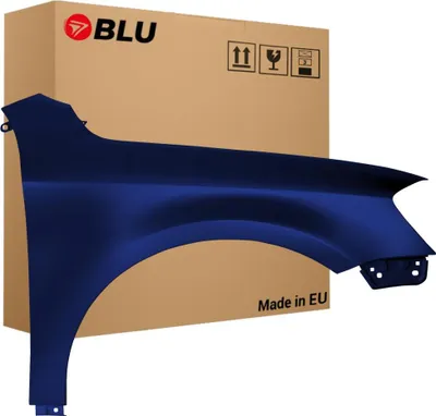 Image de BLU Aile Compatible avec VW, Volskwagen Passat B7 LH5X Droite Blau Nacht Blau Metallisch | 2010-2014 | Avant | Peint| Prêt à Monter | Acier