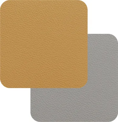 Produktbild von Fleximats Untersetzer, 4er Set, 10x10cm, Senf/Grau