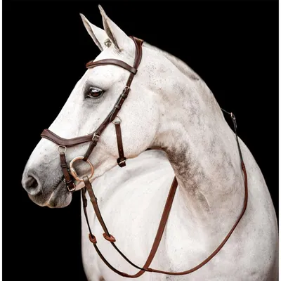 Produktbild von Horseware Ireland Trense Micklem 2 mit Gummizügeln Competition Bridle Trensenzaum Dark Havana X- Full