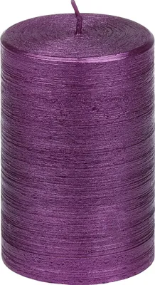 Produktbild von Weihnachtskerzen Stumpenkerze "Glory" Brombeer 100/68 mm