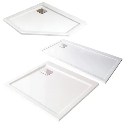 Produktbild von Duschwanne Premiano 30mm, Größe:100 x 100 cm (Fünfeck)