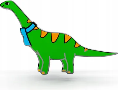 Immagine prodotto di PINETS spilla dinosauro verde con sciarpa