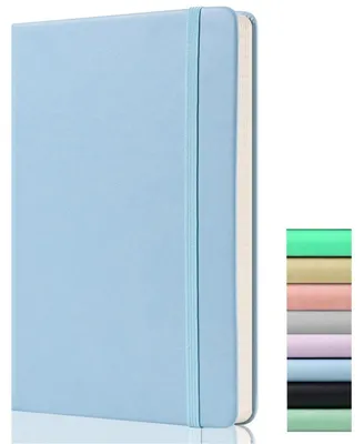 Produktbild von Notizbuch Blanko A5 Azur 172 Seiten 120gsm Hardcover mit Gummiband und Lesezeichen