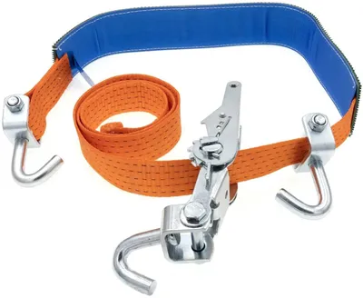 Immagine prodotto di NB PARTS Cinghia di fissaggio delle ruoteCintura di trasporto per auto, blu / arancione, 2 pezzi