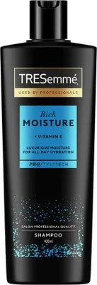 Produktbild von Tresemme | Feuchtigkeitsshampoo Rich Moisture - 400 Ml - Mit Vitamin E - Für Trockenes Haar - Salonqualität