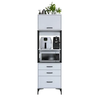 Produktbild von Skye Decor, JE135 - 3101, Schränke, Mehrzweckschrank, Weiß, 60 x 198,6 x 40 cm