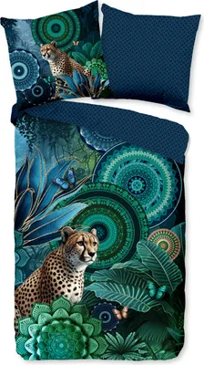 Produktbild von HIP Satin-Bettwäsche-Garnitur Nyah Farbe Multi Größe 135x200+80x80