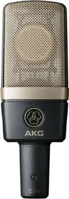 Produktbild von AKG C314, Studio-Mikrofon, 20 - 20000 Hz, 200 Ohm, Kabelgebunden, XLR-3, Schwarz